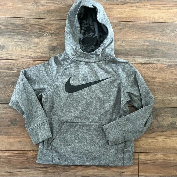Nike Other - {preloved} Boy’s Grey Nike Dri-Fit Hoodie